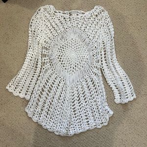 White Bathing Suit Coverup